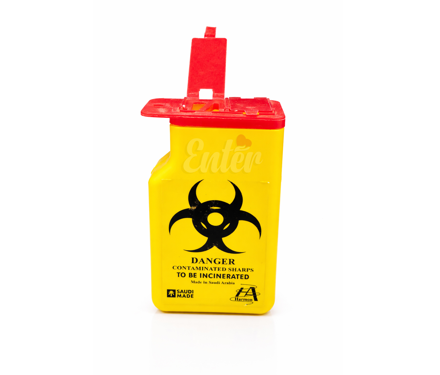 Amalgam Sharps Container – 1.5 Litre,حاوية نفايات حادة للأملغم – سعة 1.5 لتر