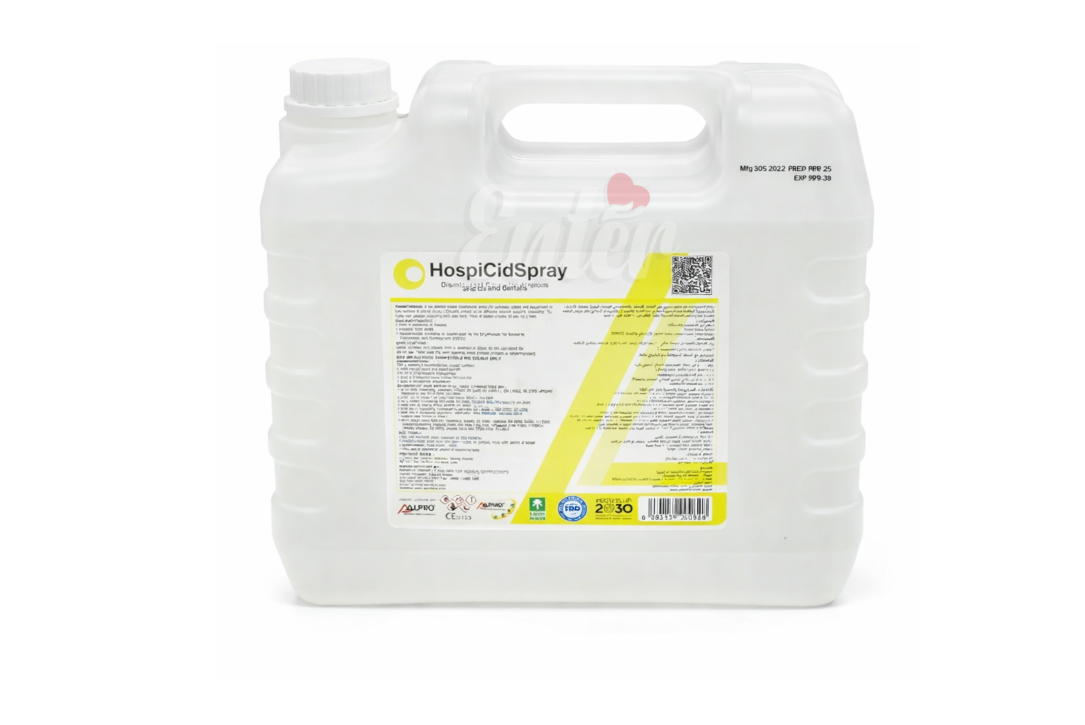 Hospicid Spray Surface Disinfectant for Medical & Dental Clinics 5L