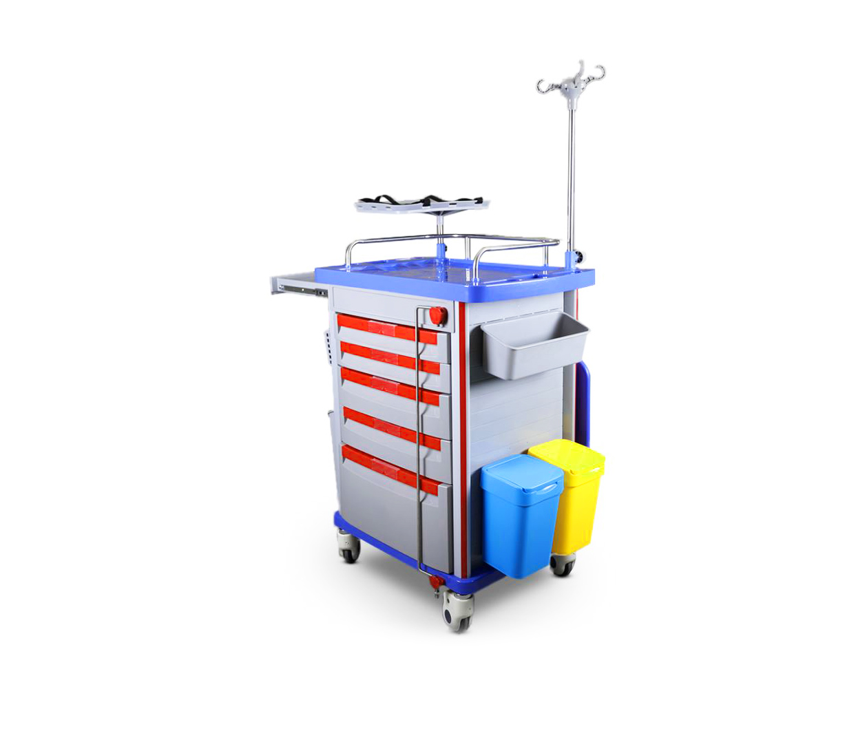 Medical crash cart / emergency trolley,عربة انعاش للمستشفيات و أقسام الطوارىء