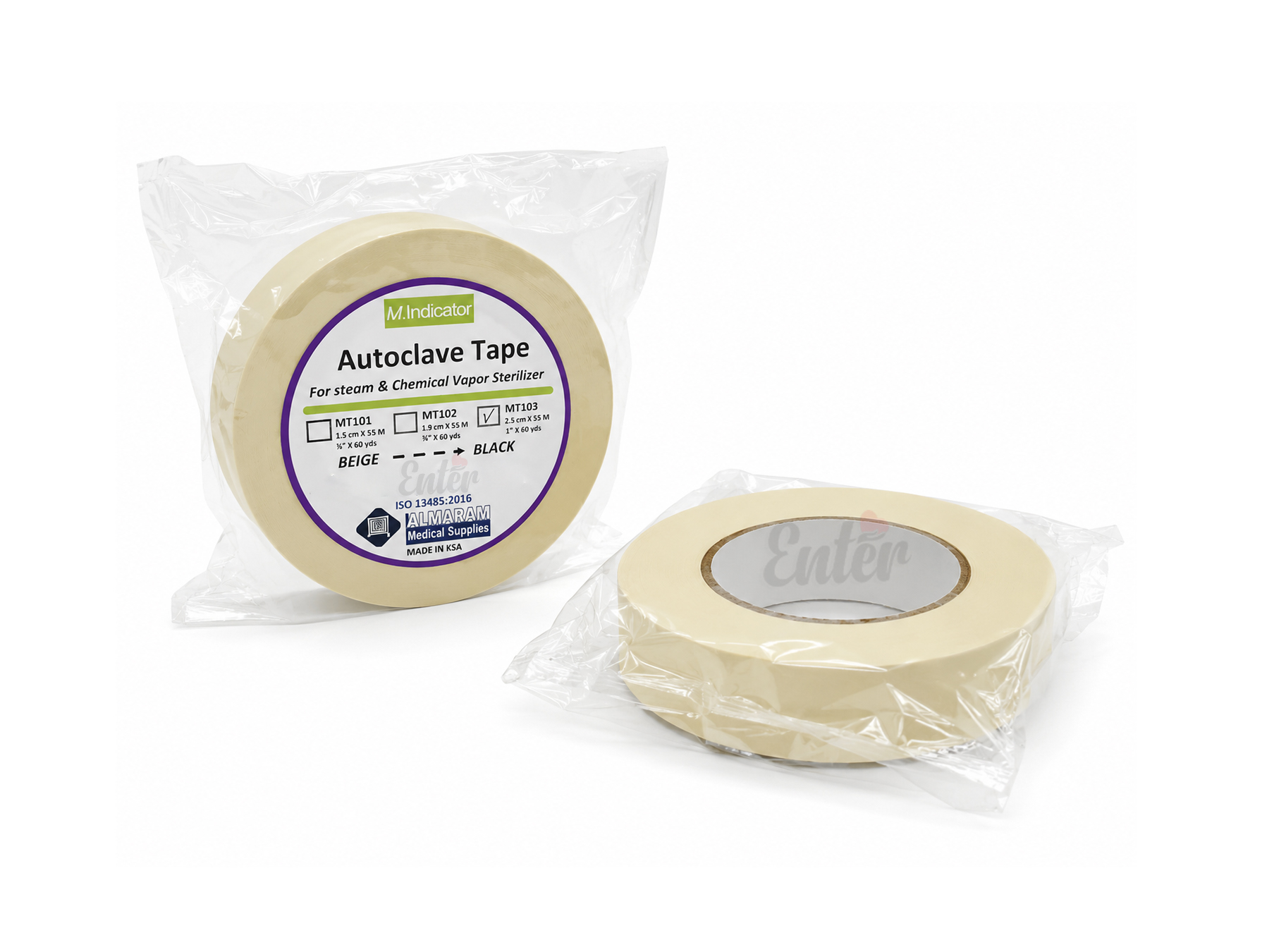 Autoclave Indicator Tape For Steam & Chemical Vapor Sterilization,شريط مؤشر التعقيم للأوتوكلاف بالبخار والبخار الكيميائي