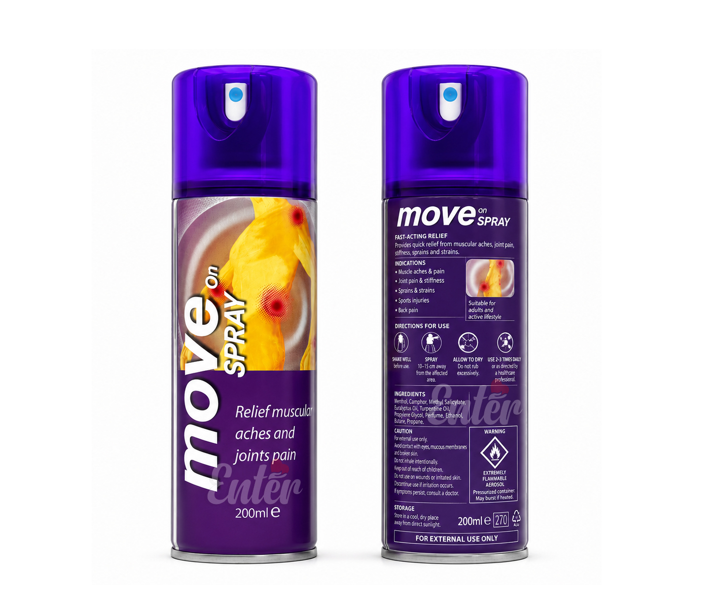 Move® Spray 200 mL,موف بخاخ لتخفيف آلام العضلات والمفاصل