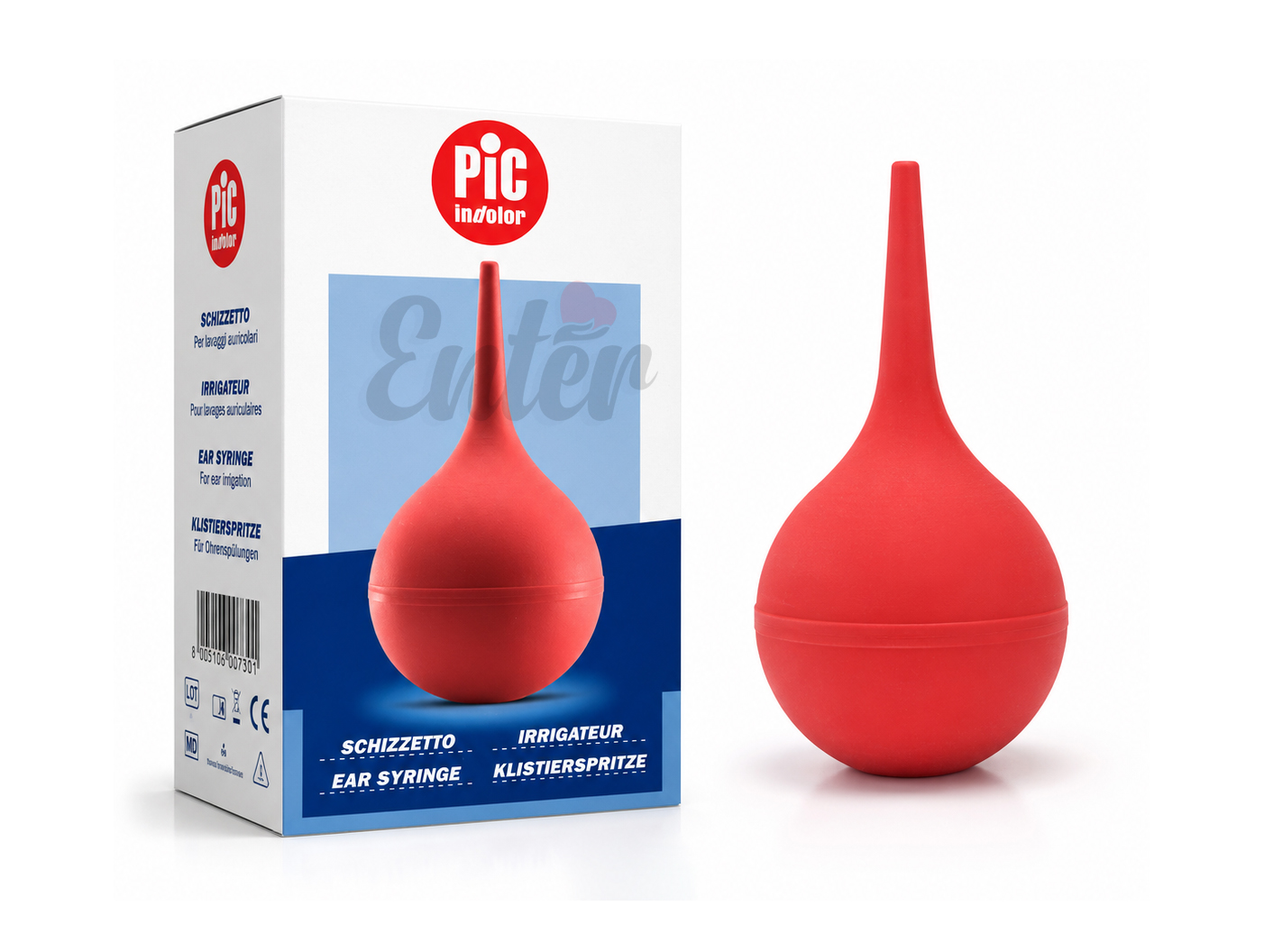 PIC Indolor Ear Syringe (Rubber Bulb Syringe),حقنة أذن بي آي سي غير مؤلمة (حقنة مطاطية بلمبة),veginal douch