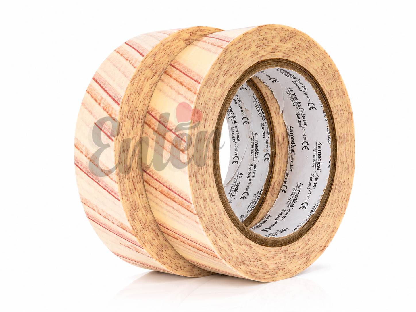4A Medical Steam Sterilization Indicator Tape 19 mm x 50 m,شريط كاشف التعقيم بالبخار شريط مؤشر التعقيم بالبخار للأوتوكلاف,شريط أوتوكلاف بمؤشر كيميائي للتعقيم بالبخار