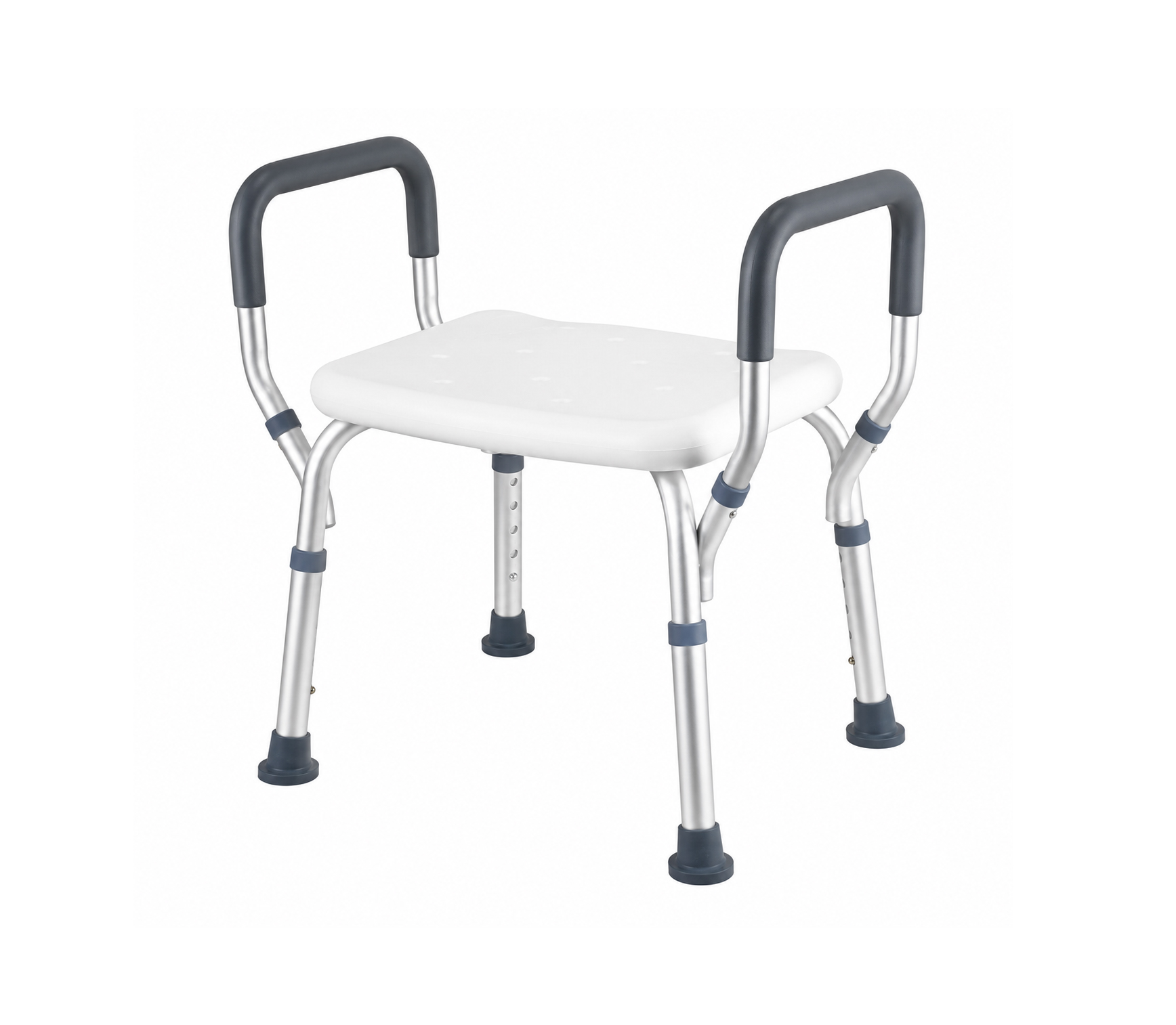 Aluminum Adjustable Shower Chair with Side Handles DY03781,كرسي استحمام 781,مميزات كرسي الاستحمام 781,كرسي ترويش المونيوم بجوانب