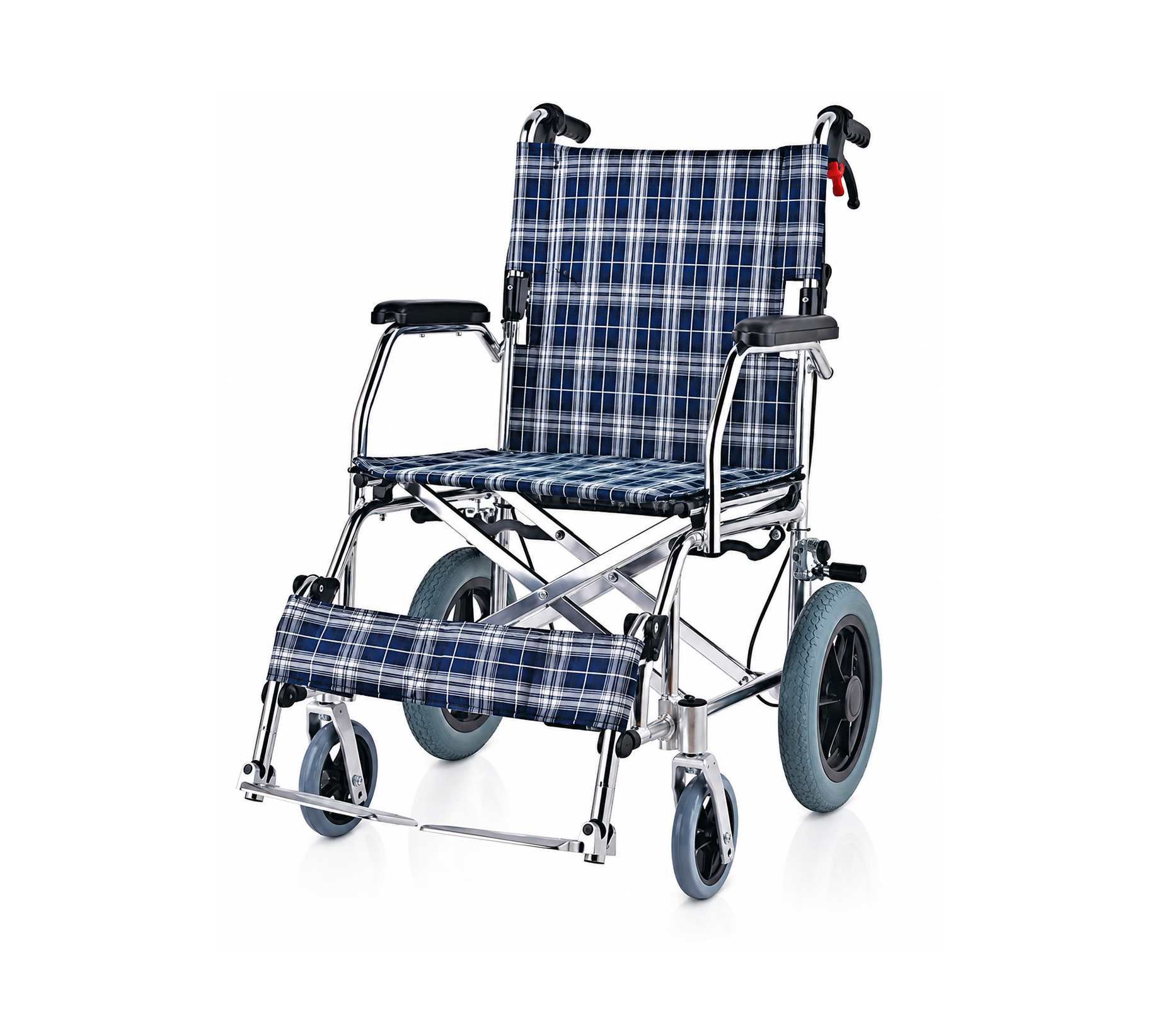 DY01863LABJSW Lightweight Aluminium Manual Wheelchair,كرسي متحرك ظهر ينطوي وفرامل يدويه موديل 1863LAJSW,كفر صغير داخلي خفيف الوزن رسي متحرك يدوي