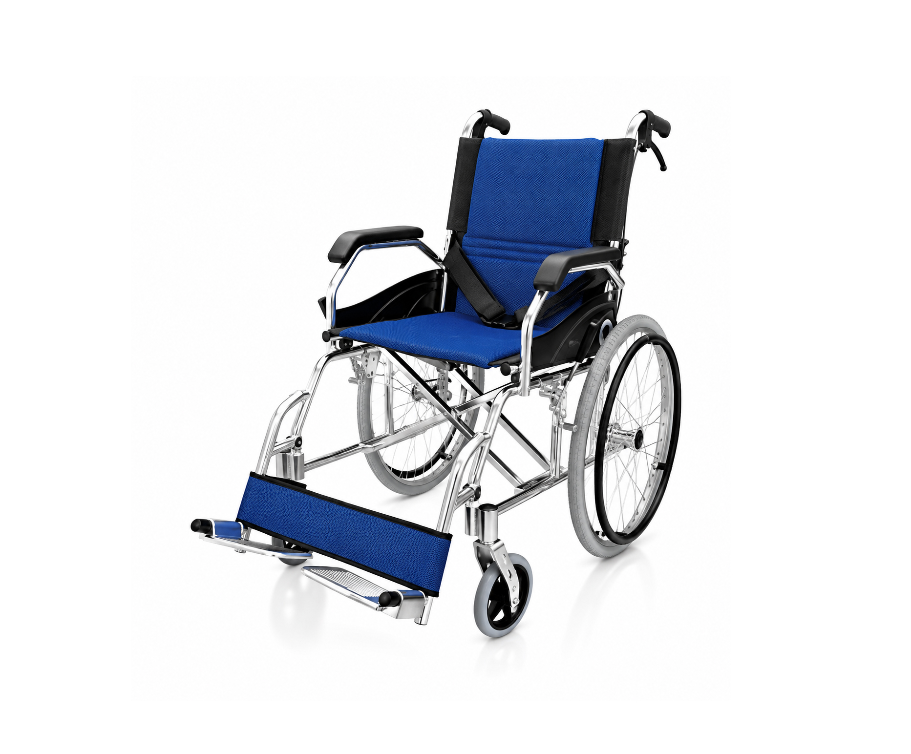 DY863LAJ Lightweight Aluminium Manual Wheelchair,كرسي متحرك مريح لكبار السن