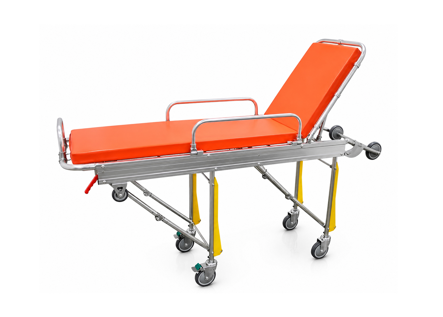 Premium Aluminum Alloy Ambulance Stretcher,ترولي سيارة الاسعاف قابل للطي,ترولي سرير نقل إسعاف قابل للطي,نقالة إسعاف احترافية من الألومنيوم عالي القوة,نقالة إسعاف احترافية مصممة لفرق الطوارئ