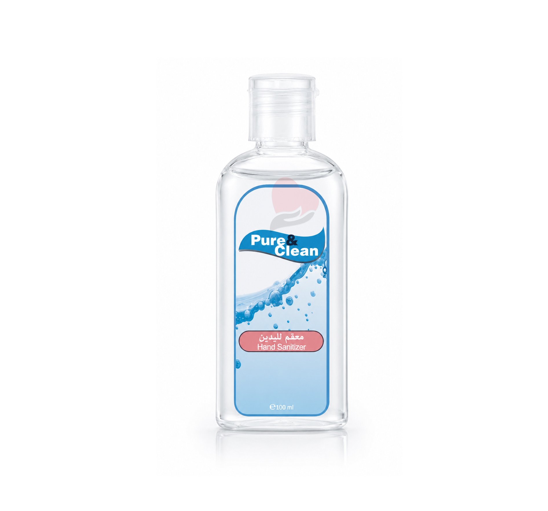 Pure & Clean Hand Sanitizer – 100 ml,معقم يدين بيور كلين 100 مل,بيور اند كلين معقم فوري لليدين 100 مل