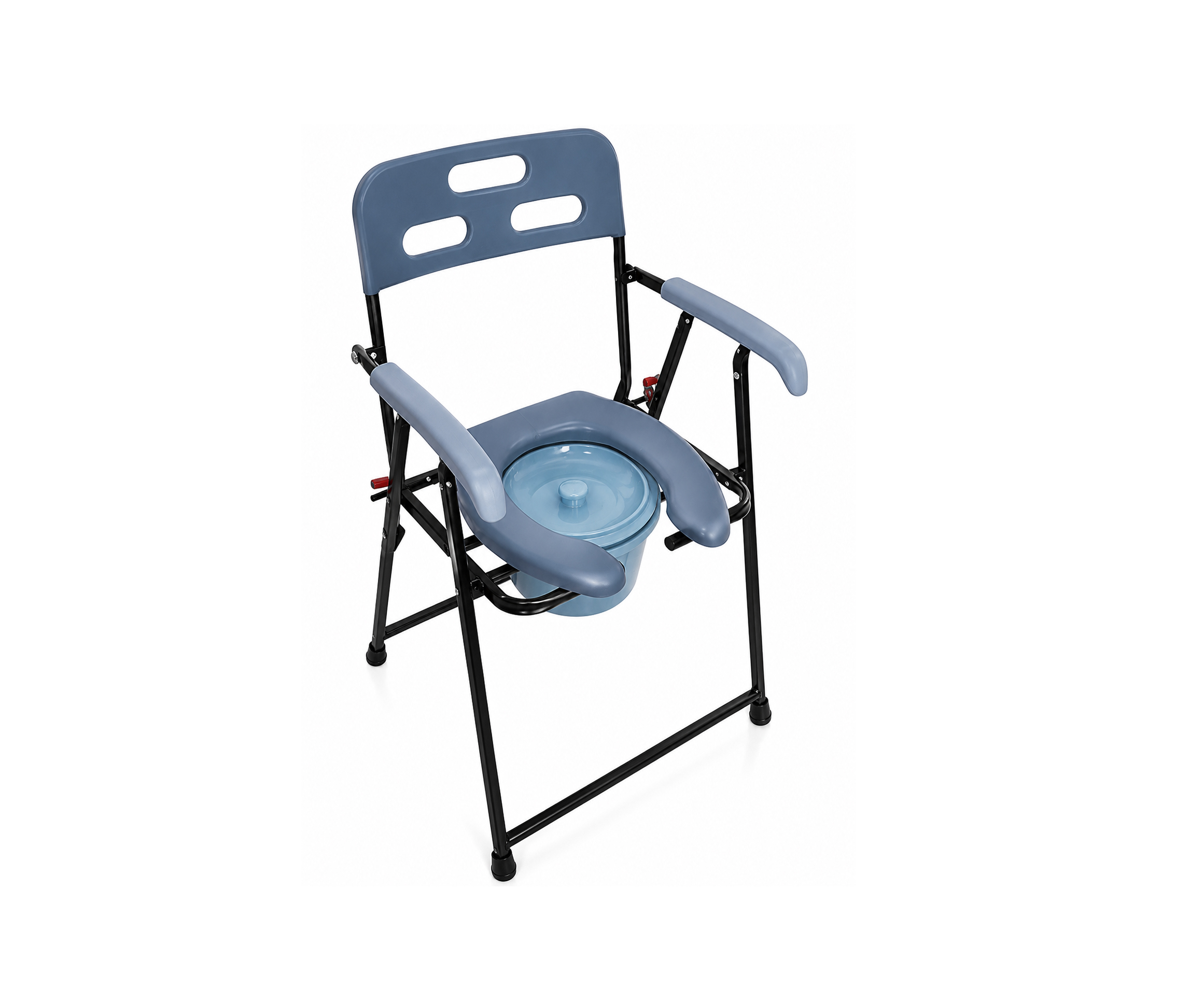 Steel Commode Chair – Front Open 20 Inch CA966-2,كرسي حمام فولاذي مفتوح من الأمام – 20 إنش,كرسي الحمام الطبي الفولاذي المفتوح من الأمام,كرسي كومود فولاذي عالي الجودة مع فتحة أمامية 20 إنش