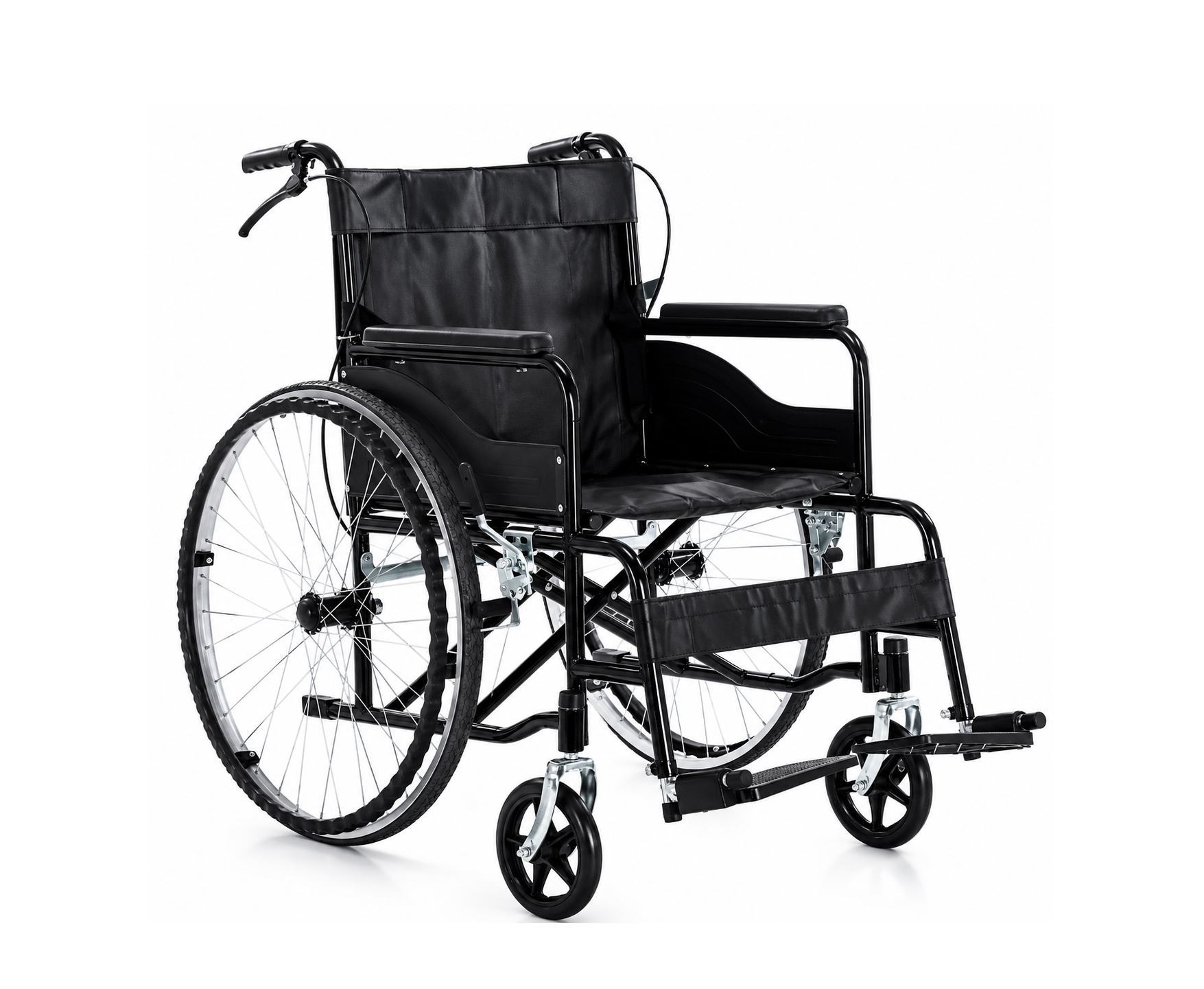 Steel Wheelchair (Code NQW014),كرسي متحرك فولاذي احترافي,كرسي متحرك فولاذي متين ومريح