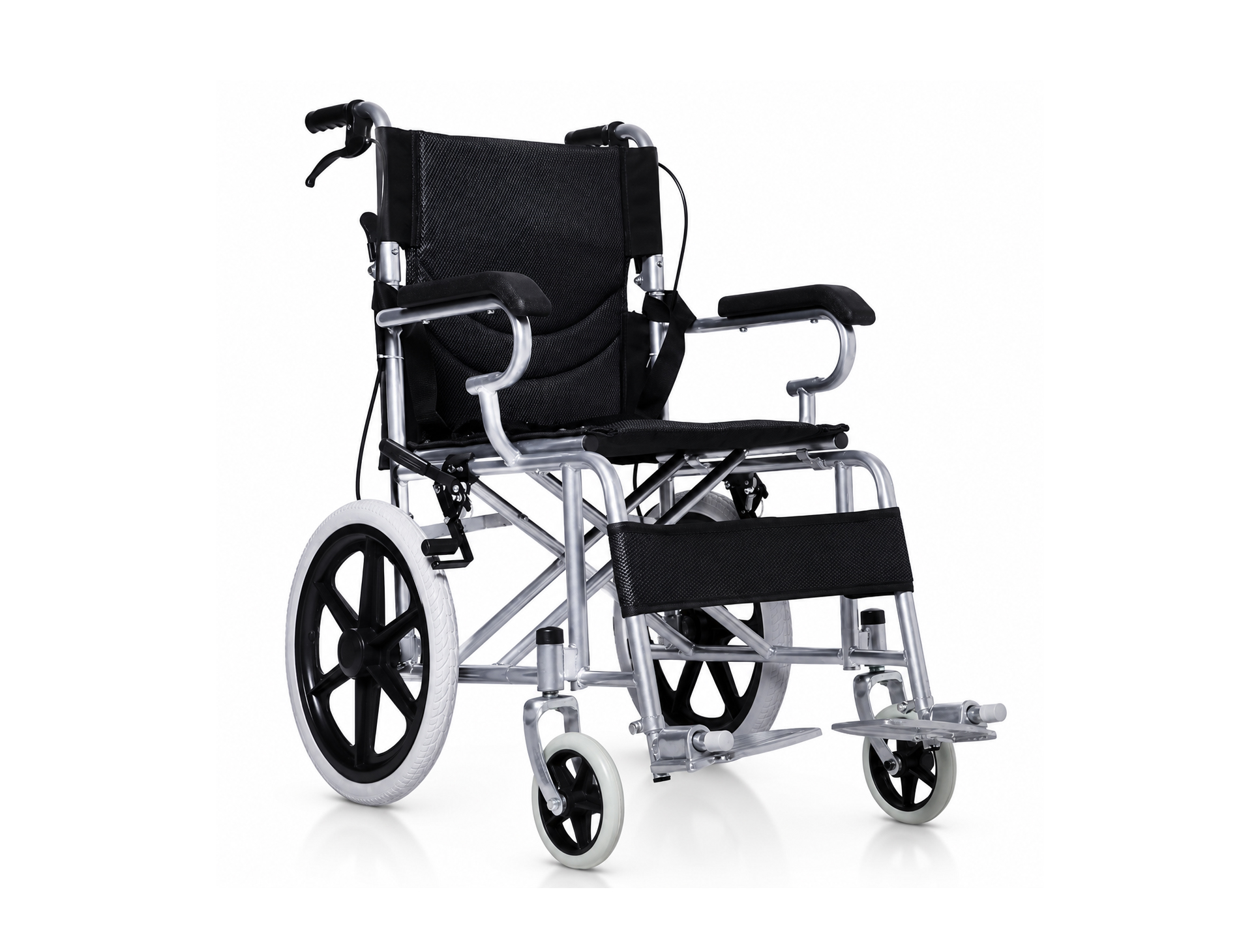 Steel Wheelchair (Code NQW001),كرسي متحرك فولاذي للاستخدام المنزلي والطبي,كرسي متحرك فولاذي للاستخدام اليومي
