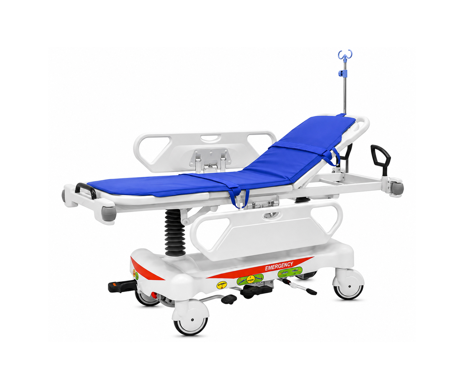 YA-PS04 Heavy-Duty Hydraulic Patient Emergency Transport Stretcher Trolley,ترولي نقل مريض هيدروليكي YA-PS04,تروللي نقل مريض