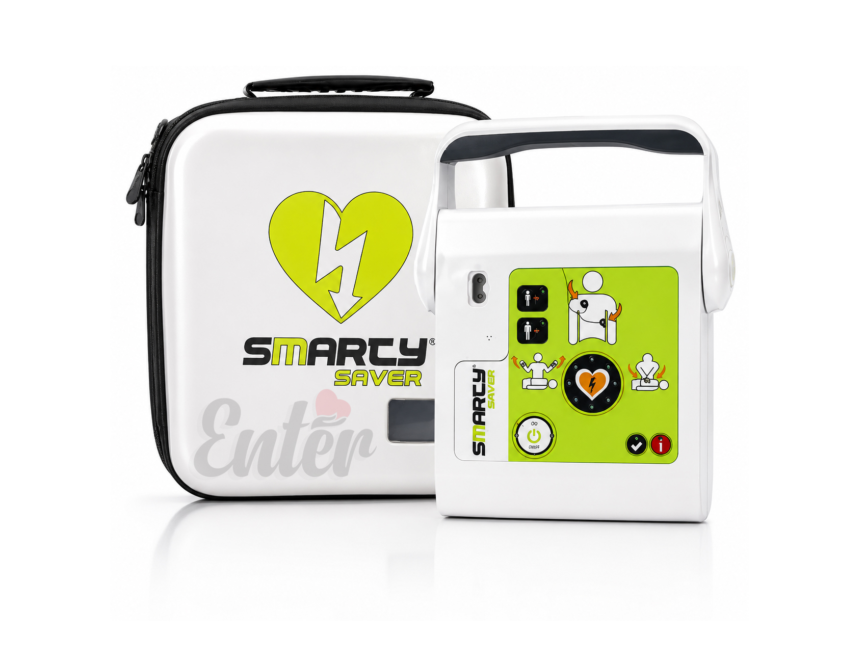 AMI Italia SMARTY SAVER AED – Automated External Defibrillator,جهاز صدمات إيطالي ذكي سمارتي,جهاز صدمات اوتوماتيك ايطالي سمارتي,جهاز مزيل الرجفان الخارجي الأوتوماتيكي