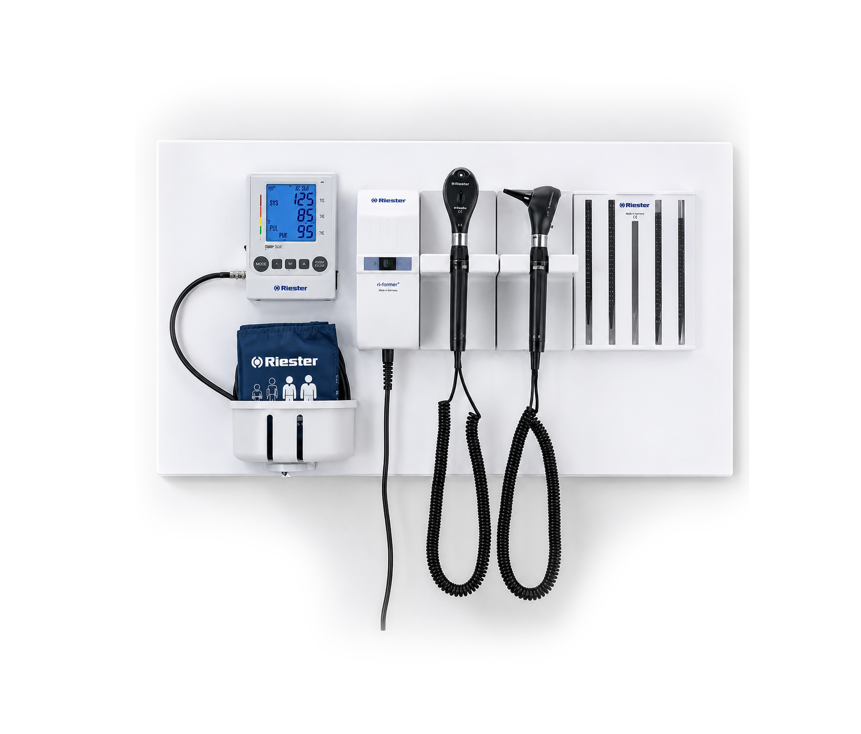 Riester ri-former® Wall Diagnostic Station,قاعدة منظار التشخيص المعيارية جدارية 3652