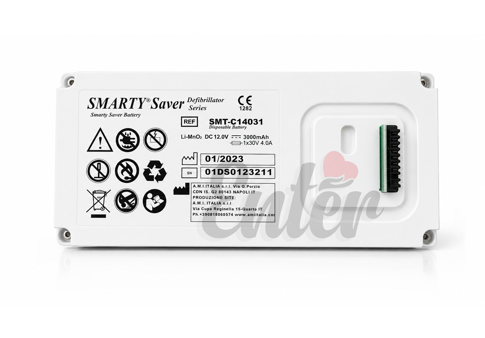 SMARTY Saver Defibrillator Battery,بطارية طبية عالية الأداء لجهاز إزالة الرجفان,SMARTYSaver Defibrillator Battery (SMT-C14031)