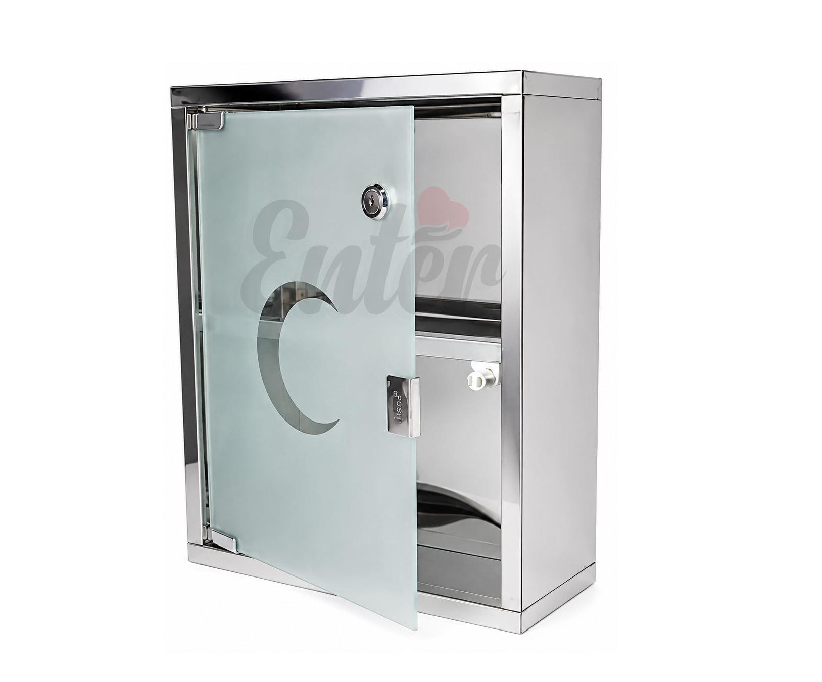 Stainless Steel Medicine Cabinet 40 x 30 x 12 cm,خزانة أدوية ستانلس ستيل,خزانة أدوية معلقة,خزانة صيدلية