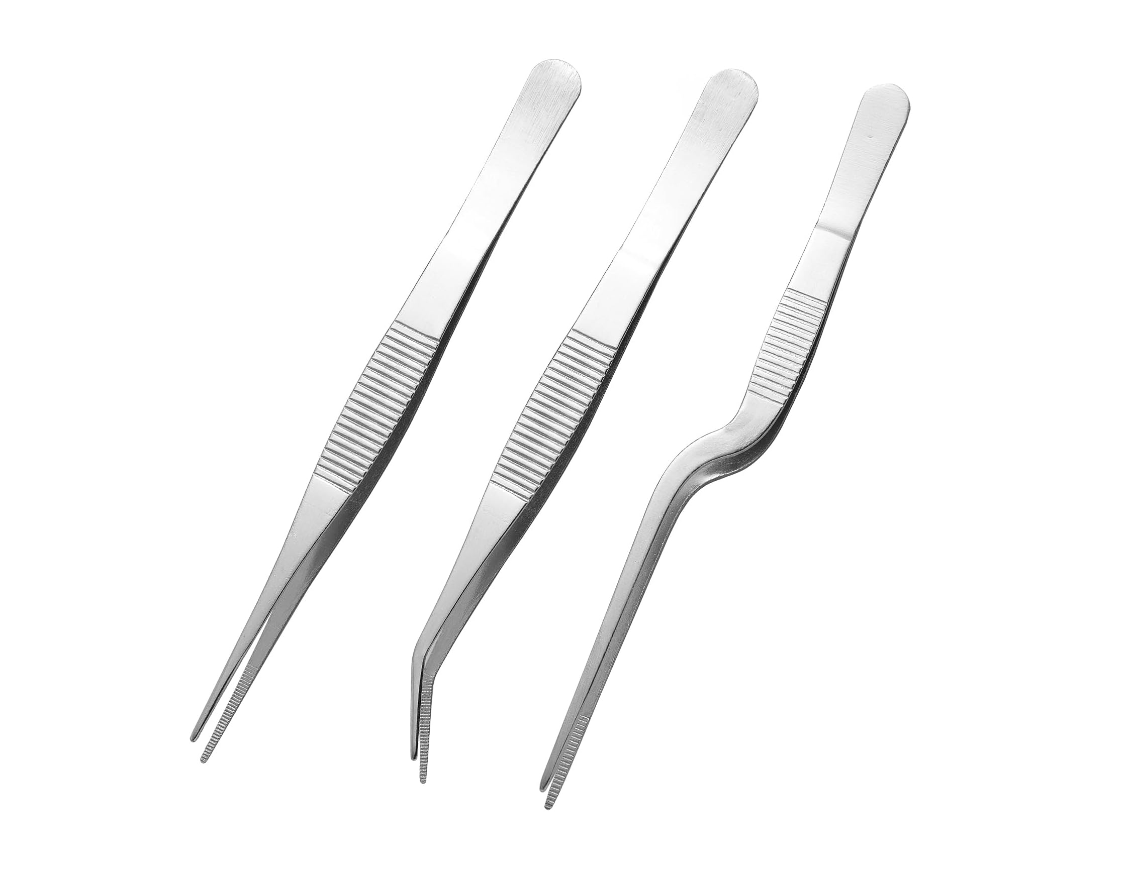 Stainless Steel Precision Cooking Tweezers,ملقط جراحي طويل جداً, ملقط طبي طويل جداً, ملقط طويل للوصول العميق, ملقط طويل دقيق,