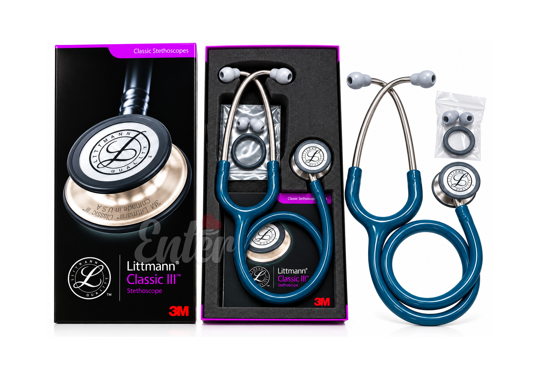 3M Littmann Classic III Stethoscope – Caribbean Blue  Model 5623,سماعة ليتمان كلاسيك أزرق كاريبي,سماعة ليتمان الأصلية كلاسيك أزرق كاريبي