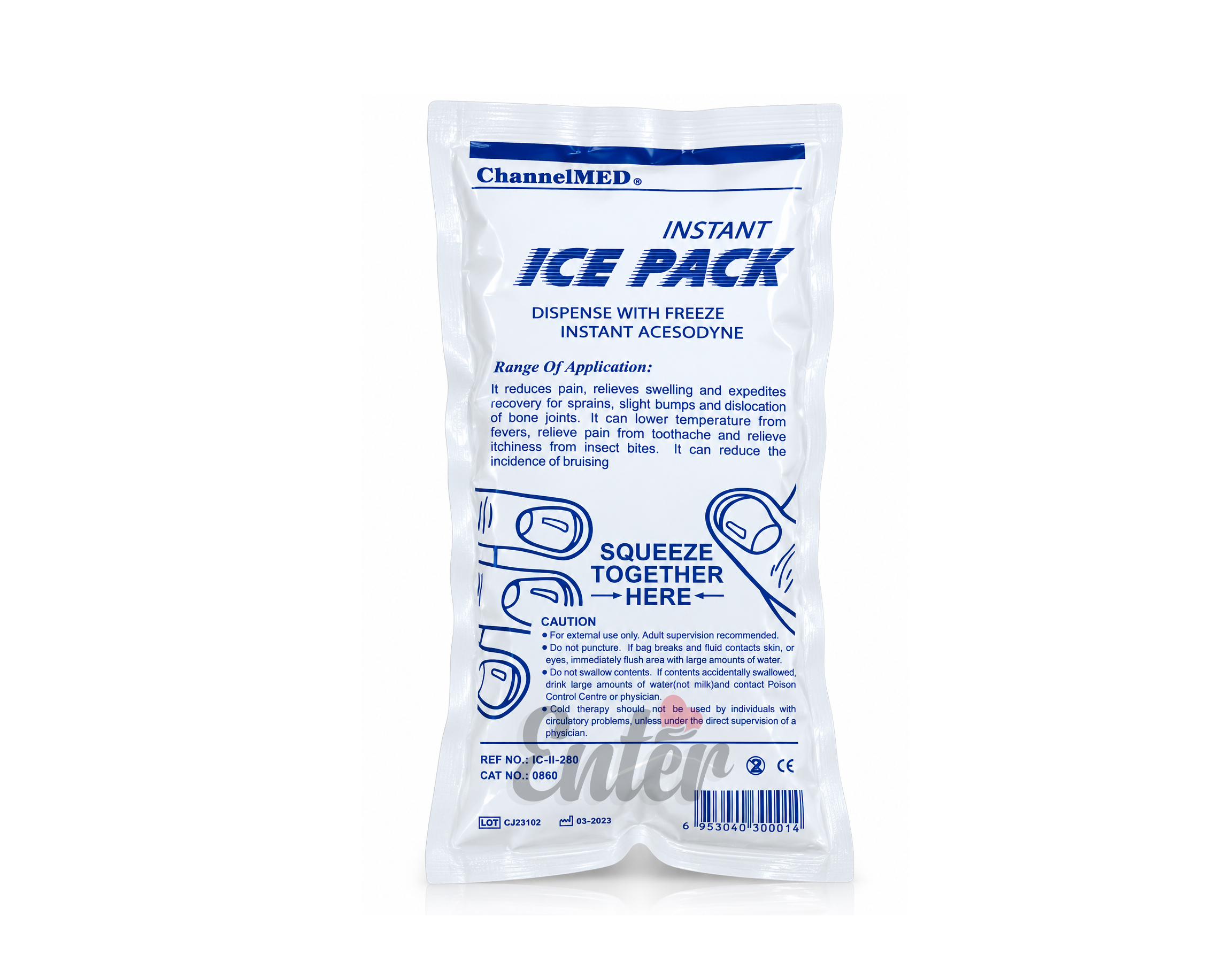 ChannelMED Instant Ice Pack – Disposable Cold Therapy Pack(6×9),كمادة ثلج فورية للتبريد والعلاج البارد,كيس الثلج الفوري ChannelMED للاستخدام السريع